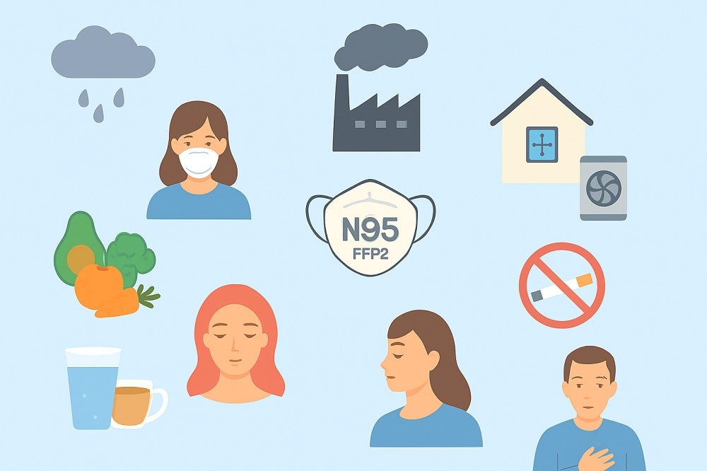 چطور اثرات منفی آلودگی هوا را بر بدن کاهش دهیم؟ راهکارهای کاربردی برای روزهای آلوده