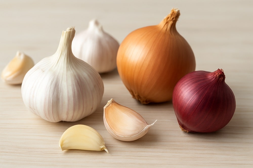 آیا خوردن سیر و پیاز در بارداری مفید است؟ یک بررسی کامل و علمی برای مادران