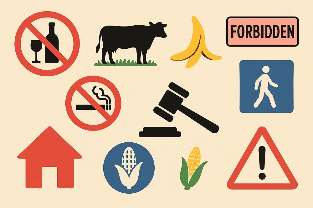 عجیب‌ترین قوانین دنیا؛ مقرراتی که باور نمی‌کنید واقعی هستند!