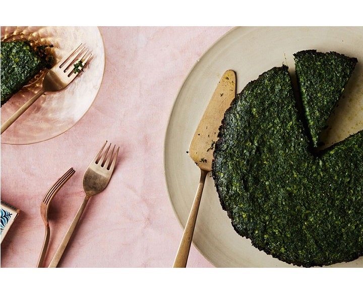 کوکو سبزی پف کرده